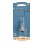 SylvaniaH7 Basic Auto Halogen Headlight Bulb, 1 Pack,Compatible with Multiple Cars