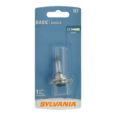 SylvaniaH7 Basic Auto Halogen Headlight Bulb, 1 Pack,Compatible with Multiple Cars