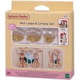 thumbnail image 1 of Sylvanian Families 5447 Wall Sconces & Curtains Set Doll House Accessories, 1 of 5