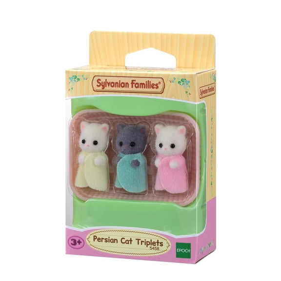 Sylvanian Families Persian Cat Triplets Collectable Action Figures, 0.11lb