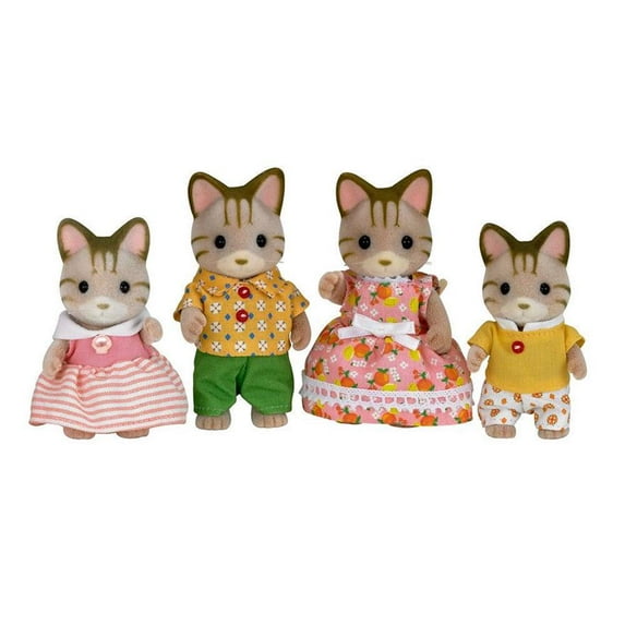 Sylvanian Families Striped Cat Family 5180