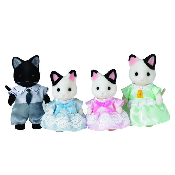 Sylvanian Families Tuxedo Cat Family 5181