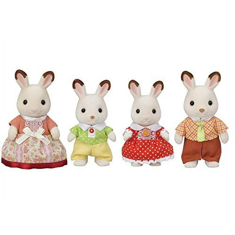  EPOCH Sylvanian Families Dolls Chocolate Rabbit Family