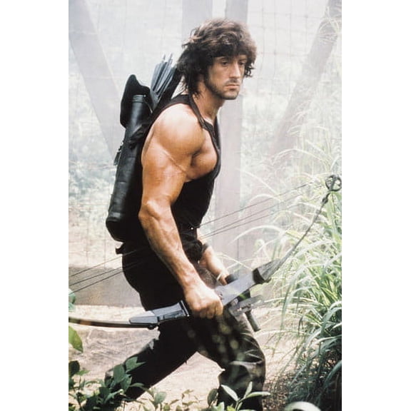 Sylvester Stallone Rambo:first Blood Part II 24X36 Poster