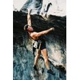 thumbnail image 1 of Sylvester Stallone in Cliffhanger 24x36 Poster hanging on cliff, 1 of 1