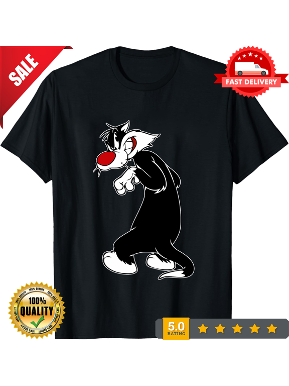 Sylvester The Cat-4 Women 34 Short Sleeve T-Shirt L809, NEW INSTOCK-TH63313