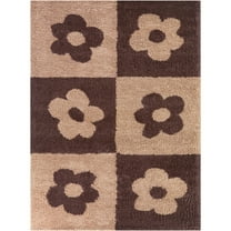 Sylvia Floral Shag Area Rug