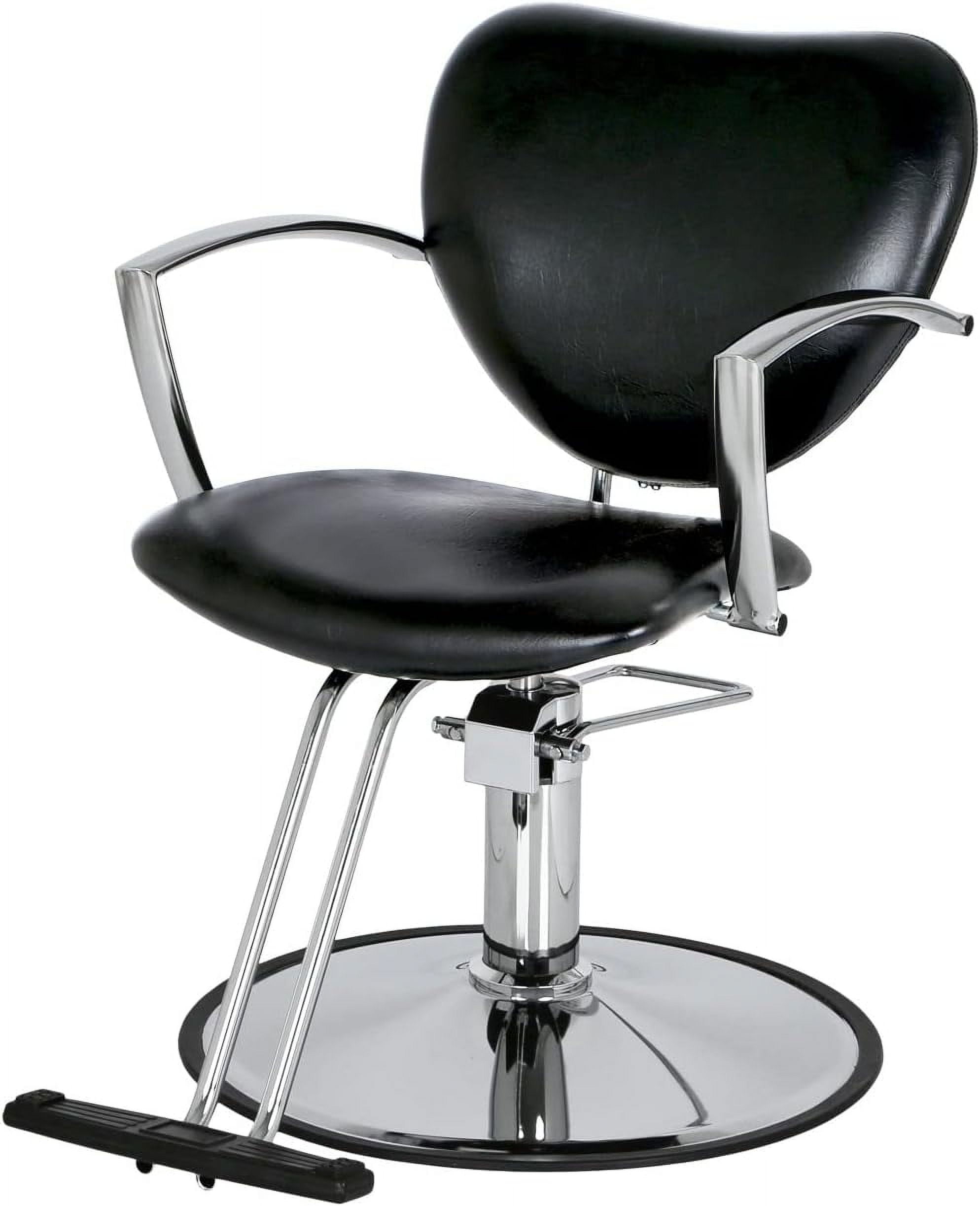 Sylvia Professional Barber Styling Chair, Modern Design, Metal Arms ...