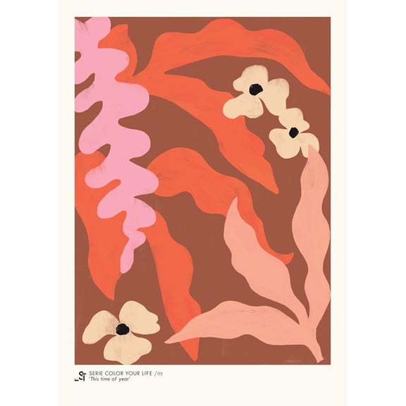 Sylvia Takken - This Time Of Year Print Wall Art, Modern Wall Decor For Living Room Bedroom, 8x12 UNFRAMED