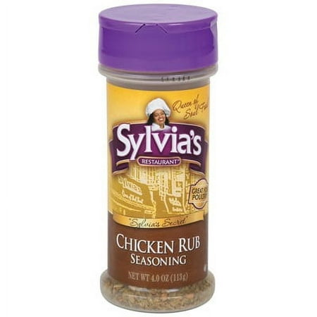 Sylvia's Chicken Rub Seasoning, 4.0 Oz