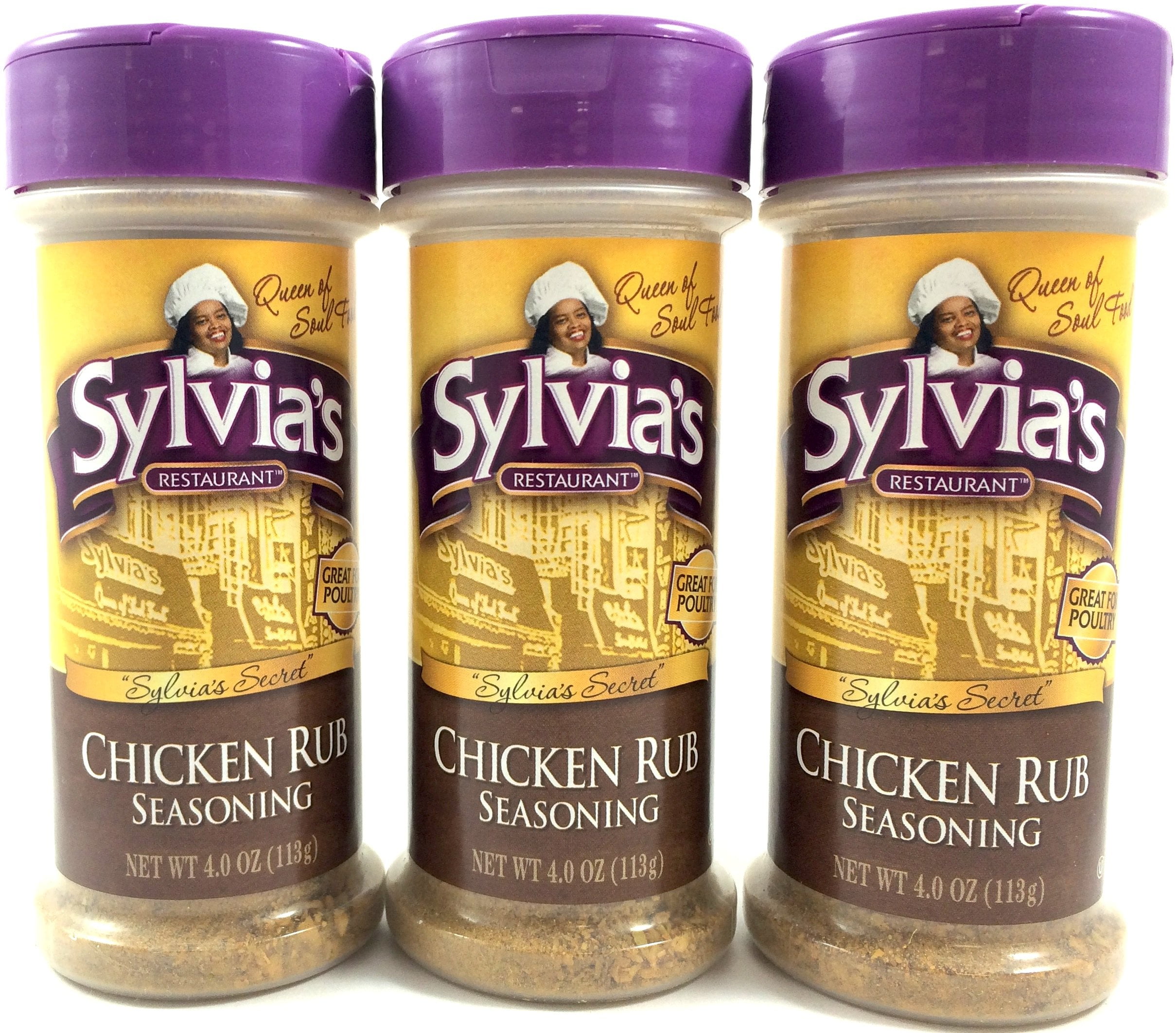 Sylvia’s Chicken Rub Seasoning, STF9 Perfect Poultry Seasoning, Roast