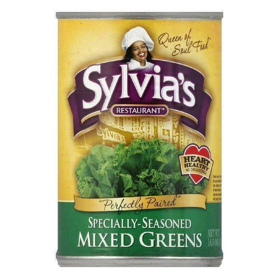 Sylvia's Mixed Greens, 14.5 OZ (Pack of 12)