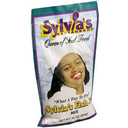Sylvia's Restaurant Fish Fry Mix, 10 oz (Pack of 9)