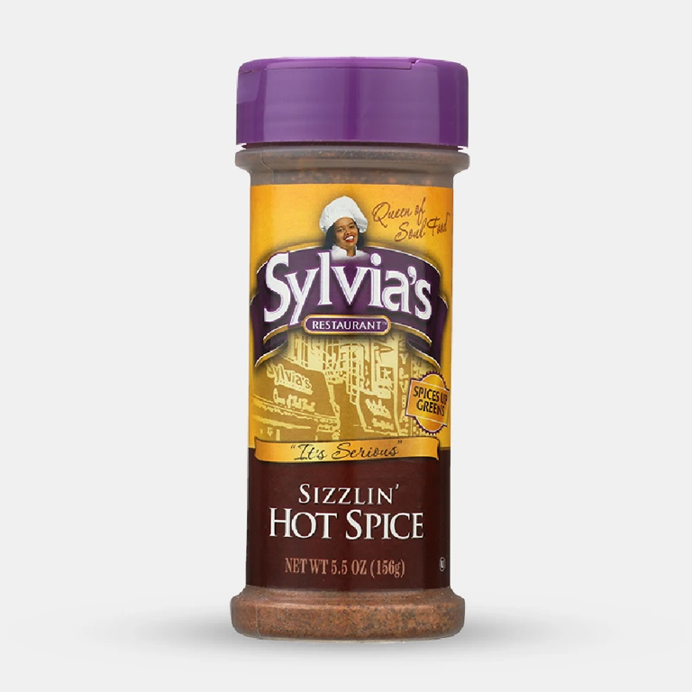 Sylvia's Sizzlin' Hot Spice Seasoning, 5.5 oz [Pack of 12