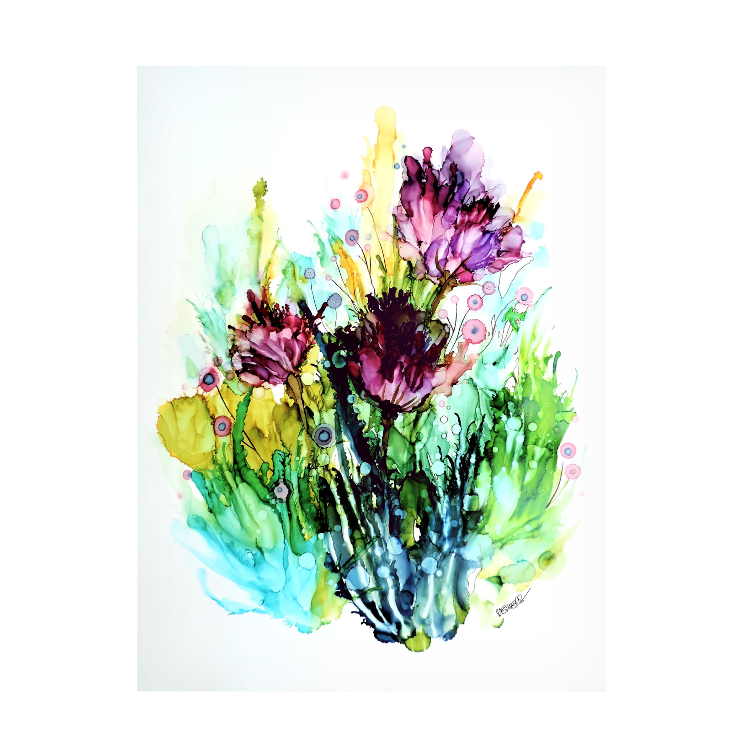 Sylvie Demers 'Certaines Fleurs Sont Des Chansons' Canvas Art