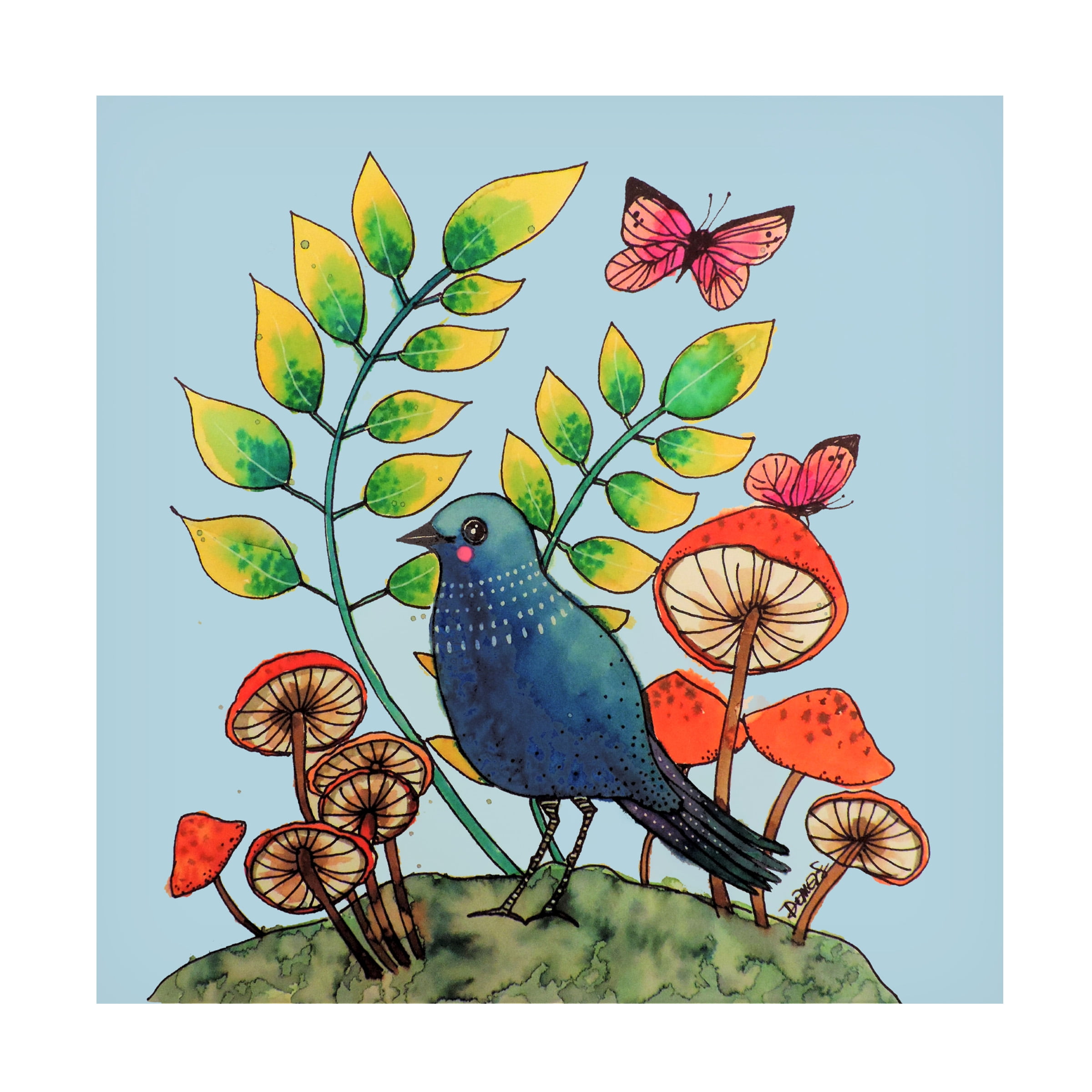 Sylvie Demers 'Decouvertes' Canvas Art