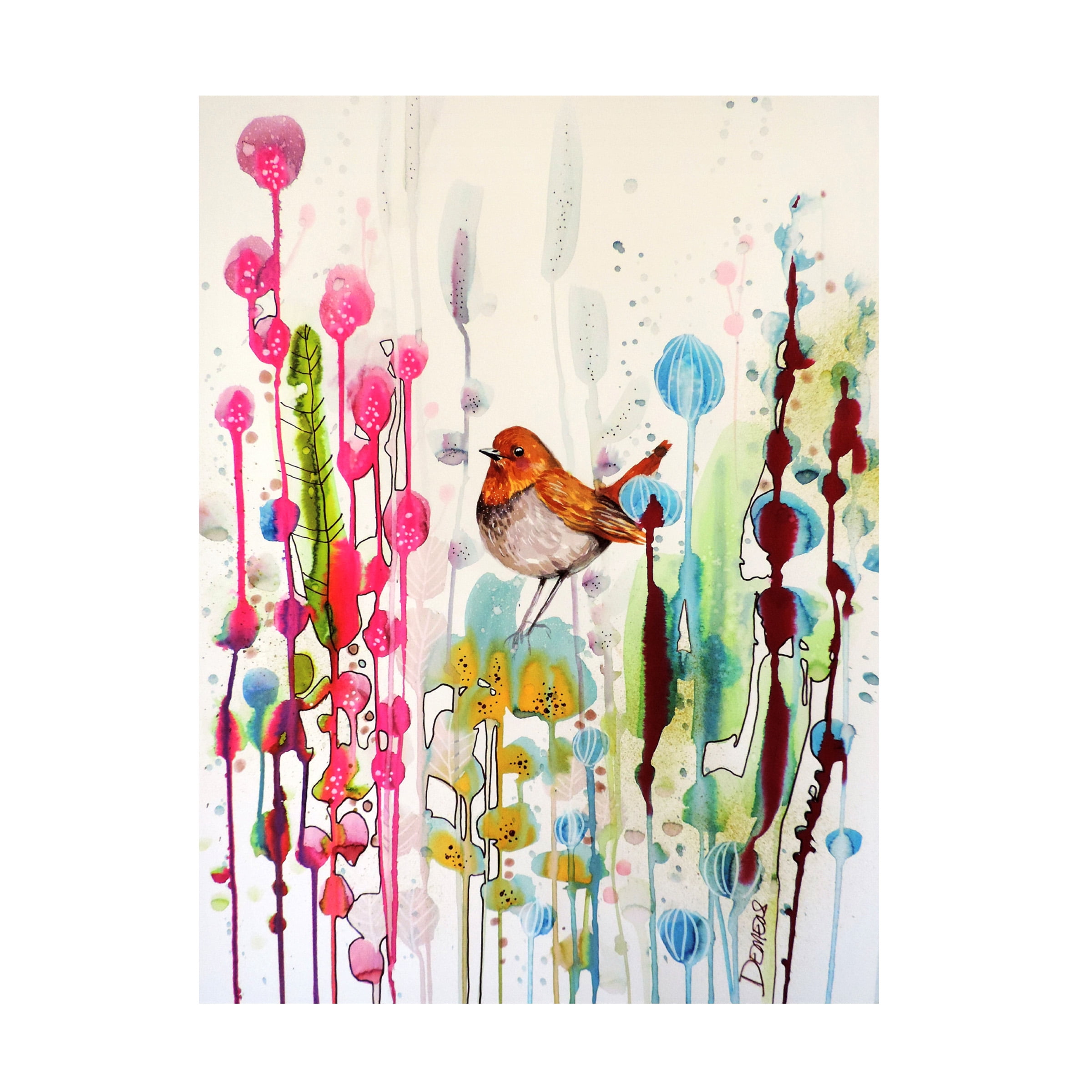 Sylvie Demers 'Demander Son Chemin' Canvas Art