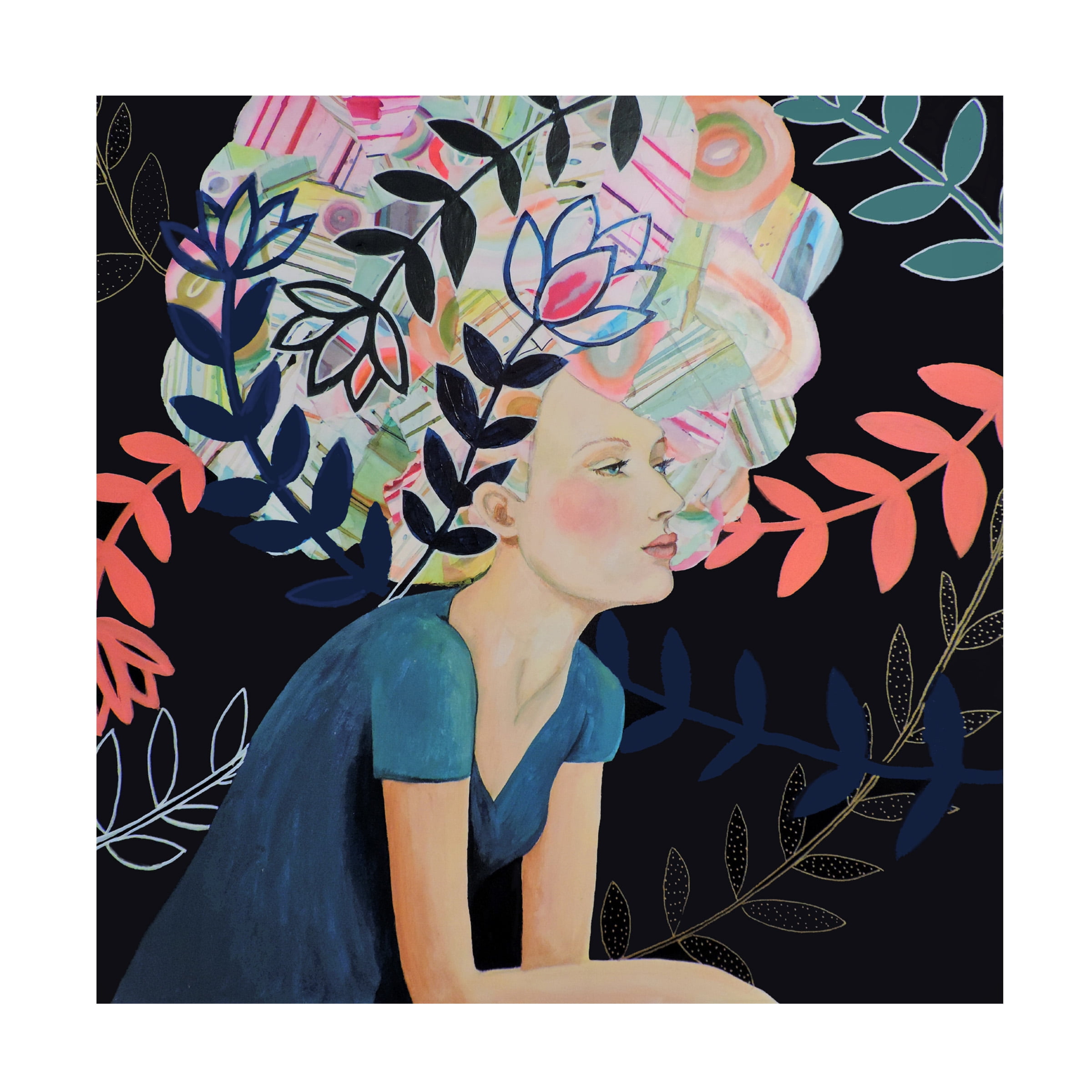 Sylvie Demers 'Eva' Canvas Art