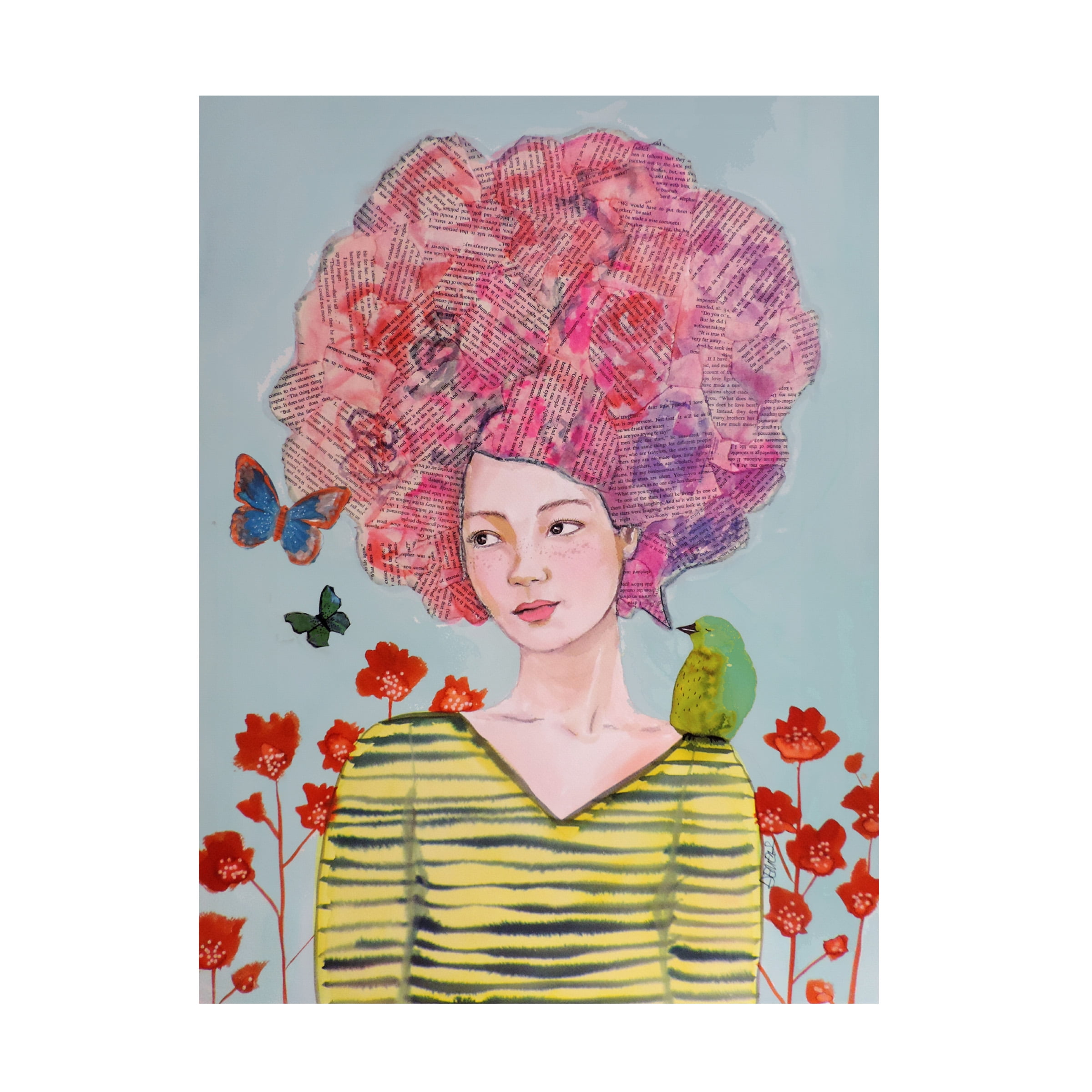Sylvie Demers 'Histoires Deeenfance' Canvas Art