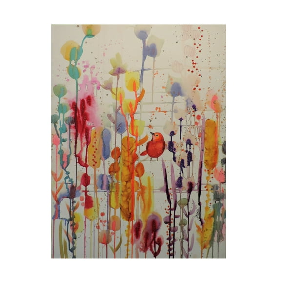 Sylvie Demers 'La Vie Comme Une Fete' Canvas Art