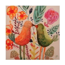 Trademark Fine Art Sylvie Demers Le Baiser Canvas Wall Art - 18x18