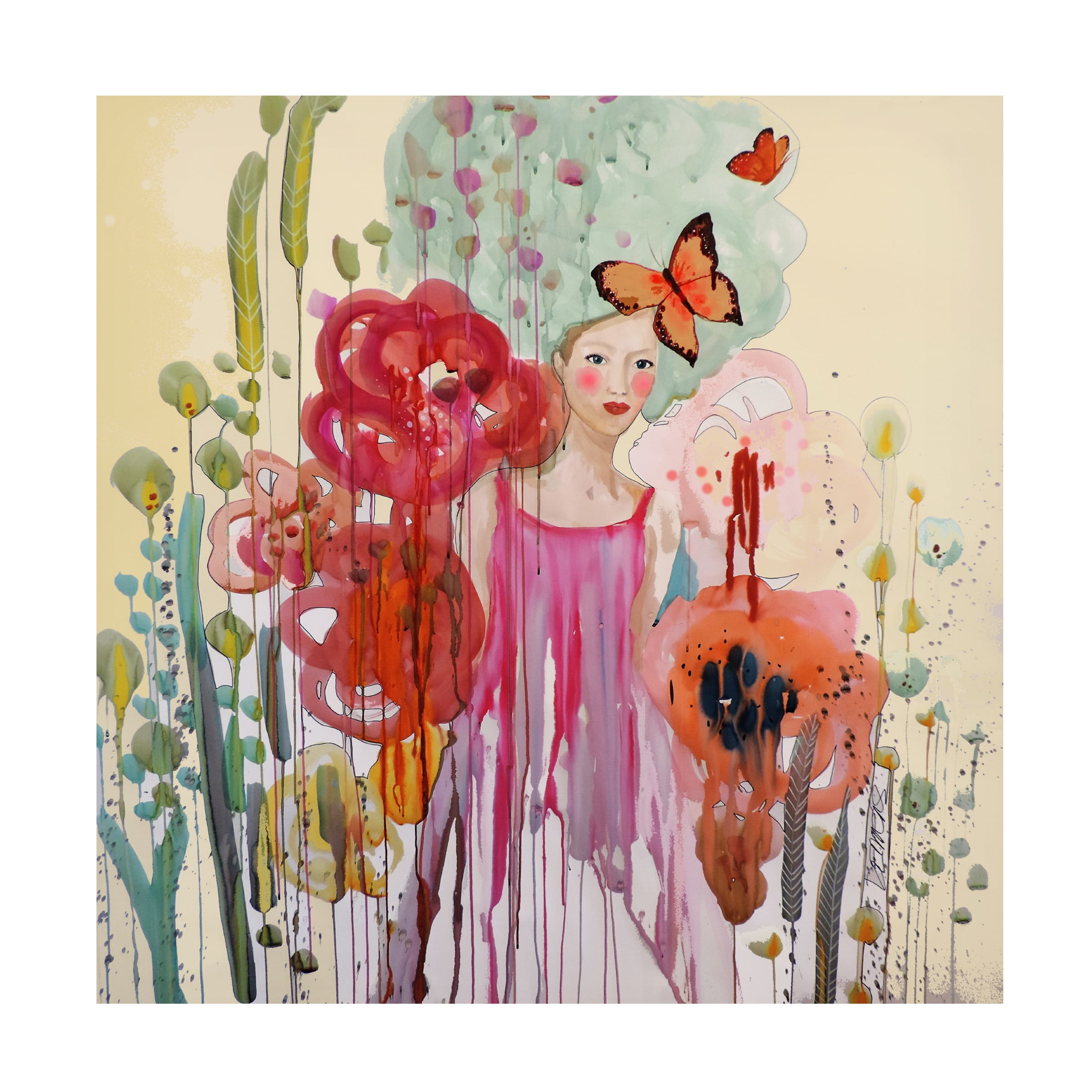Sylvie Demers 'Les Temps Presents' Canvas Art