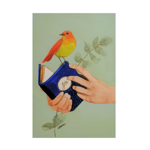 Sylvie Demers 'Livre De Joie' Canvas Art