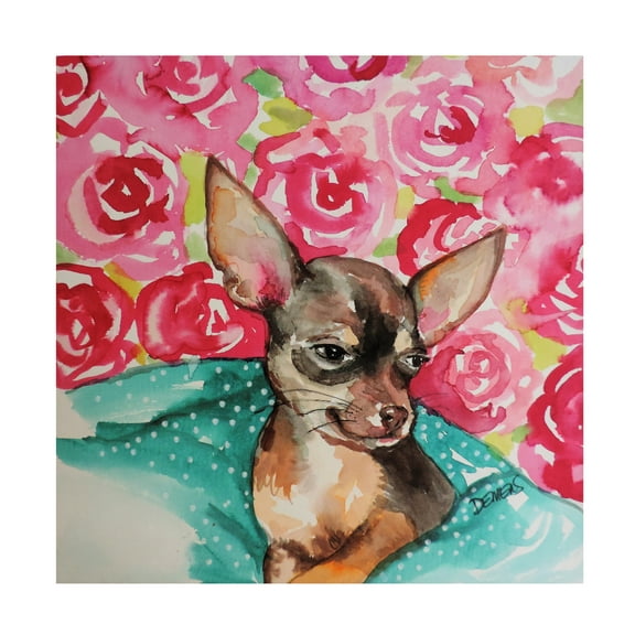 Sylvie Demers 'Lola Chihuahua' Canvas Art