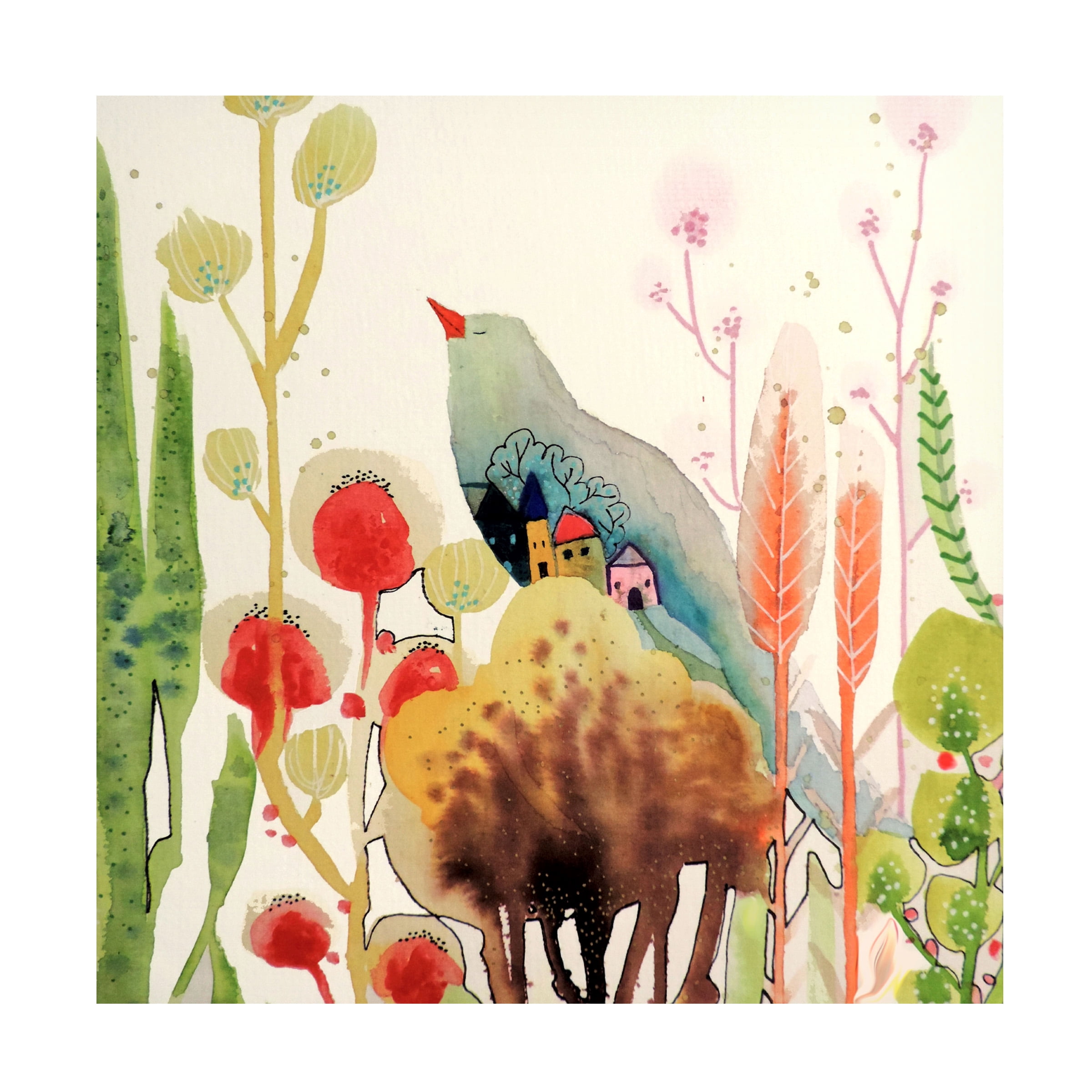 Trademark Fine Art Sylvie Demers Ma Maison Canvas Wall Art - 24x24