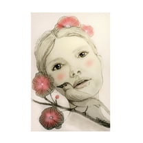 Sylvie Demers 'Melodie In Blush' Canvas Art