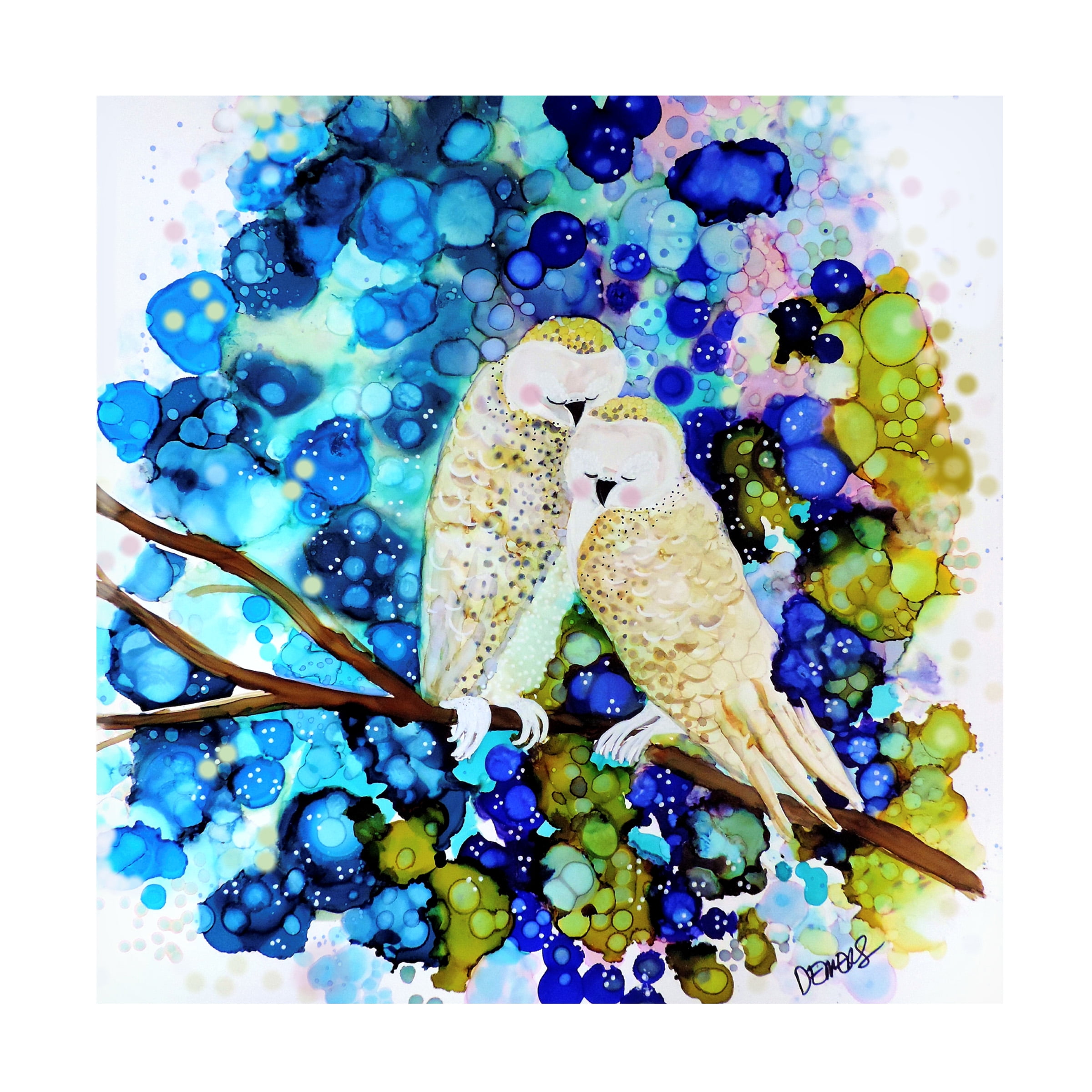 Sylvie Demers 'Nous Deux' Canvas Art