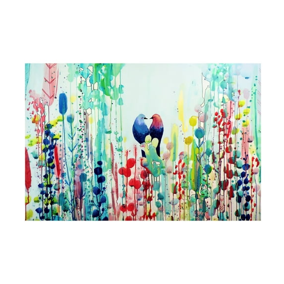 Sylvie Demers 'Our Story' Canvas Art