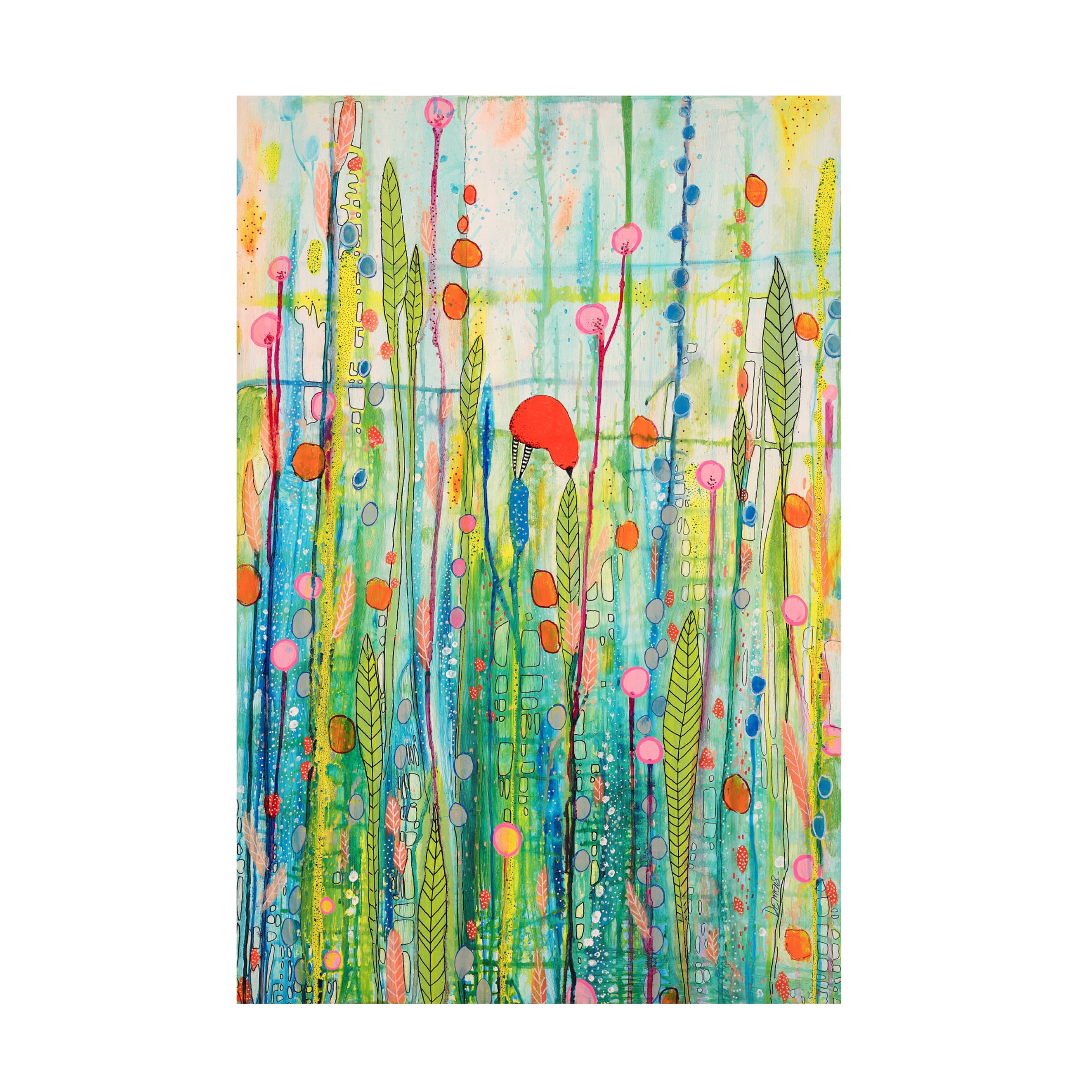 Canvas Wall Art - Sylvie Demers 'Preparer Son Nid Sylvie Demers' Wall Art for Living Room, Bedroom, or Office Décor by Trademark Fine Art - 22 x 32 Inches - 22x32