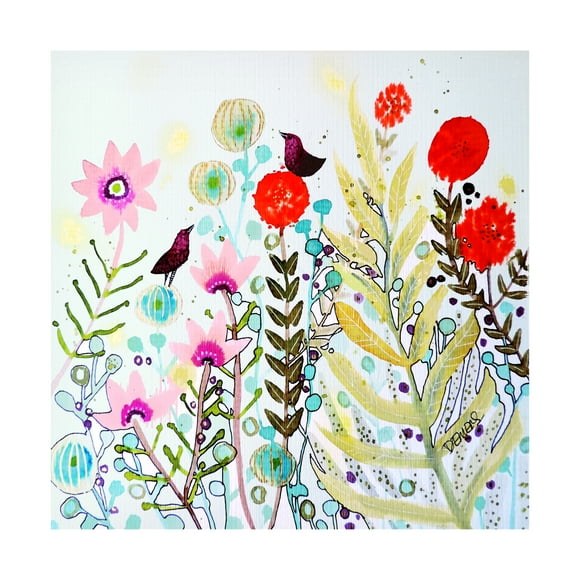 Sylvie Demers 'Se Faire La Cour' Canvas Art