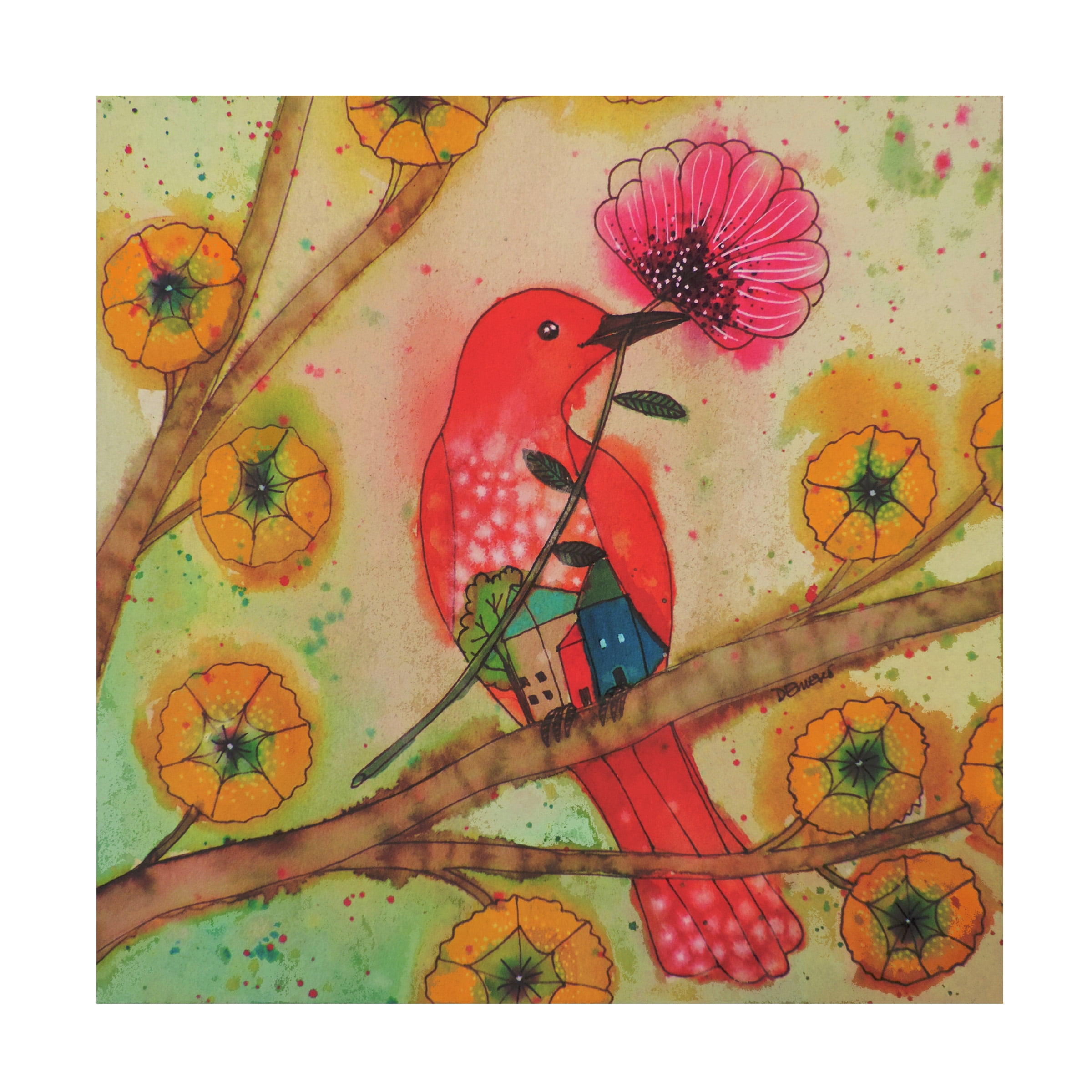 Sylvie Demers 'Ta Venue' Canvas Art