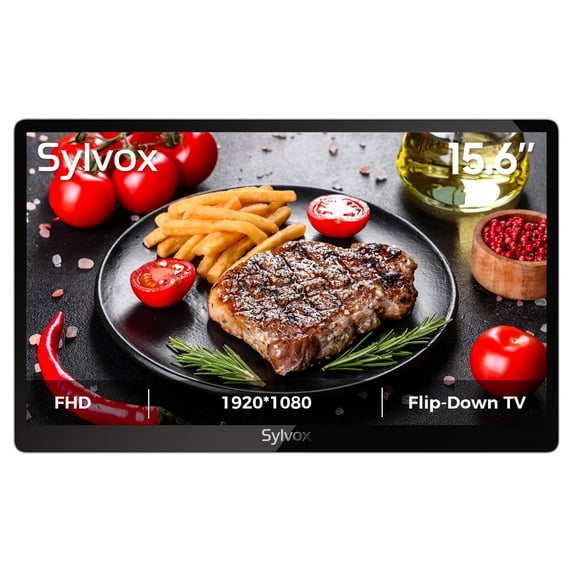 Sylvox KT16KOCNVA 15.6" 1080p LED Under-Cabinet Flip-Down Kitchen TV
