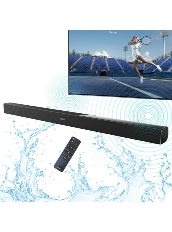 Sylvox 38" Soundbar Bluetooth 2.0 Channel Outdoor Soundbar Waterproof Soundbar