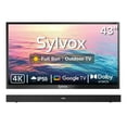 thumbnail image 1 of SYLVOX 43" Outdoor TV with Bluetooth Soundbar, IP55 Weatherproof Television, IP65 Waterproof Speaker, 4K UHD Google TV for Full Sun(Pool Pro 2.0), 1 of 14