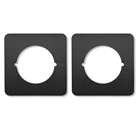 Sylvtty 1/2Pcs Door Knob Plates Self Adhesive Scratch-Resistant Simple Installation Door Handle Cover Filler Fixing Repair Plates