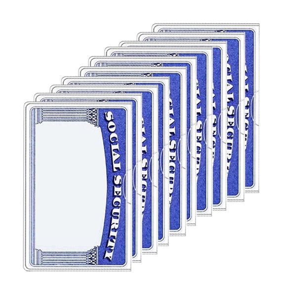 Sylvtty 10/20 Pcs Social Security Card Sleeves Transparent Medicare Card Protector Water Resistant Clear PVC Card Holder for ID Debit Credit Card