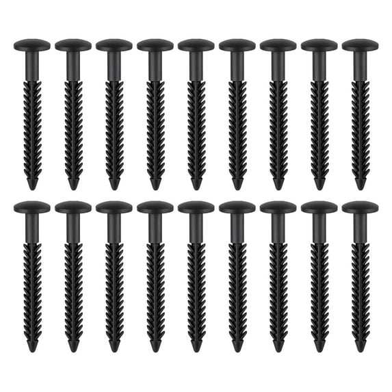 Sylvtty 18/36/50Pcs Vinyl Shutter Fasteners Shutter Spikes UV Resistant Simple Installation Universal Window Shutter Screws Window Panel Pins