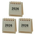 thumbnail image 1 of Sylvtty 2026 Mini Desk Calendar Jan 2026 Dec 2026 12 Monthly Planner Small Standing Calendar with Twin Wire Binding for Home Office, 1 of 7