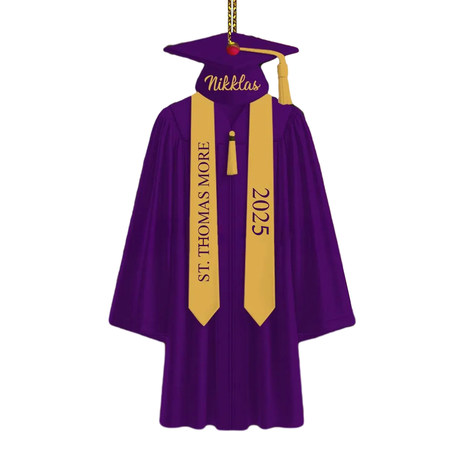 Sylvtty 2D Personalized Graduation Ornaments Class of 2025 Graduation ...