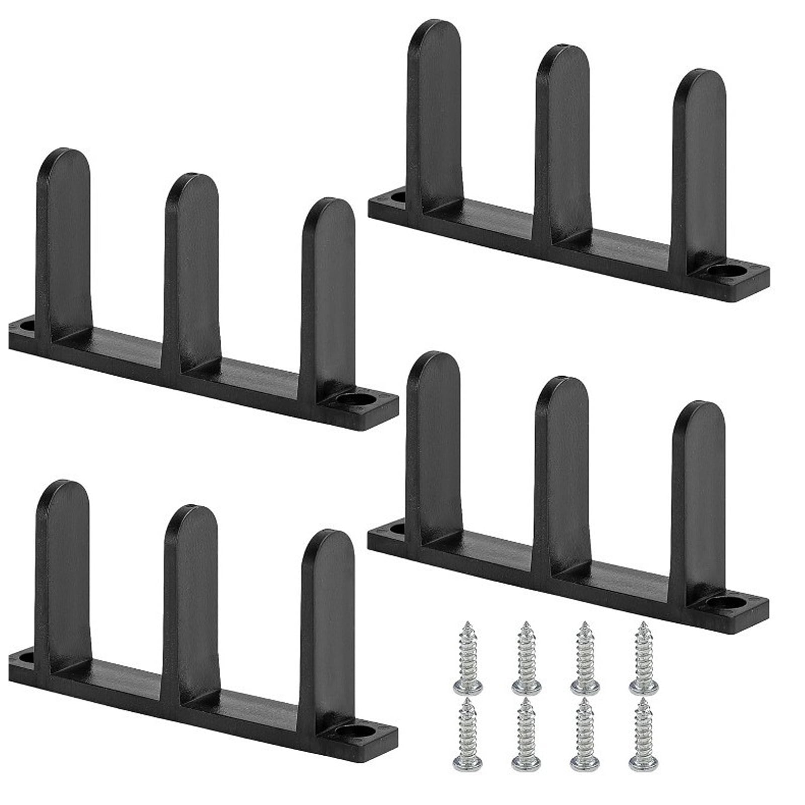 Sylvtty 4Pcs Siding Closet Door Floor Guides Simple Installation ...