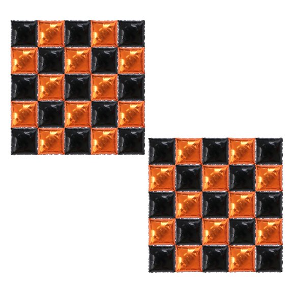 Sylvtty 50 Pcs Square Foil Balloons Wall Backdrop Double Sided Metallic Balloons Arch Kit for Bachelorette Wedding Anniversary Birthday Baby Shower Decor