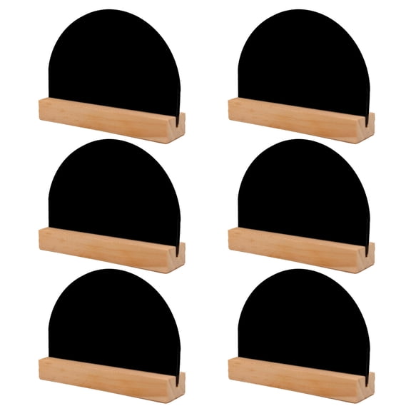 Sylvtty 6 Pcs Message Boards Double Sided Smooth Writing Erasable Record Decorative Leave Message Easy Erase Shop Bar Coffee House Mini Blackboards Household Supplies