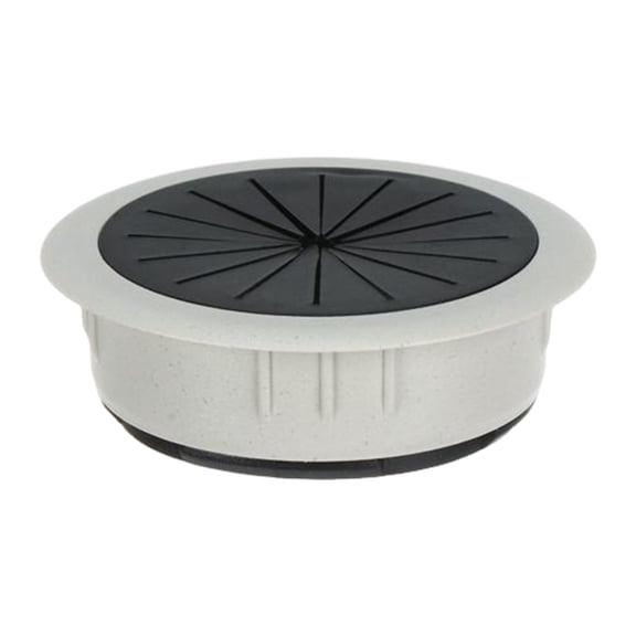 Sylvtty 60MM Desk Cable Grommet Petal-Shaped Buckle Wire Hole Cover Home Office Desk Computer PC Cord Management Protection Round Cover Cable Organizer