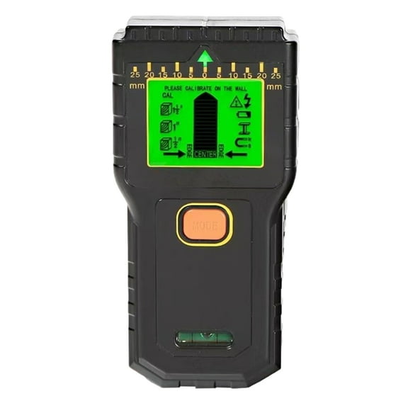 Sylvtty 7-in-1 Electric Detector LCD Screen High Accuracy Sound Alarm Compact Design Portable Multi-Purpose Wire Stud Finder