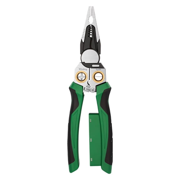 Sylvtty 8-in-1 Wire Stripper with Voltage Tester Ergonomic Handle Portable Multi-function Electric Wire Stripping Tool Cable Cutter