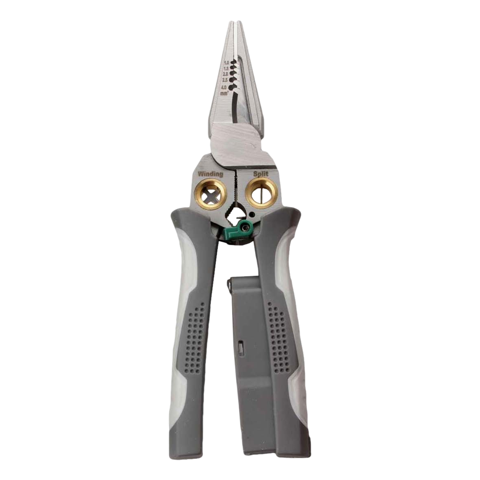 Sylvtty Wire Stripper with Voltage Tester Non Slip Handle Ergonomic Design Multi function Electric Wire Cutter Cable Stripping Tool